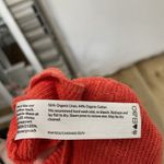 Eileen Fisher  Linen Blend Open Knit Lightweight Sweater Tunic Coral size Large Photo 7