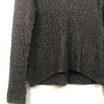 Free People  Cable Knit Tunic Sweater Gray Photo 2