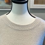 Hem & Thread  Cream Sweater Plaid Hem Panel NWT Photo 4