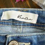 KanCan Jeans Womens 1/24 Blue High Rise Distressed Flare Button Fly Raw Hem Y2K Photo 3