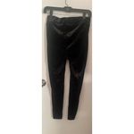 Torrid  0 Black Ankle Crush‎ Velvet Leggings with Pockets Size Large 12 Photo 8