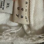 A New Day  Distressed cropped ShortSleeve White Denim Jacket Size XL NEW Photo 5