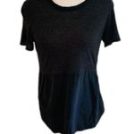 Aritzia | Wilfred with Silk Capucine Black Short Sleeve Tee Size XS Photo 4