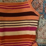 Free People Striped Sleeveless Woven Body Suit Photo 3