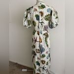 New Alemais Sea Life Print Maxi Dress White Size 4 Photo 6
