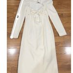 DUNDAS bride wool Ivory Long sleeve NWT Carter Cut Photo 4