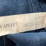 Capulet  Lennon high waisted wide leg retro denim overalls size large Photo 7