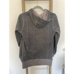 Cabela's  Full Zip Heavyweight Hoodie Womens Small black and grey herringbone Photo 4