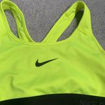 Nike Pro Women's Bright Yellow Sports Bra Photo 1