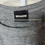 Monroe Paris women’s gray crew neck Sweatshirt size small Euc Photo 2