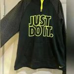 Nike Therma-FIT Just Do It Hoodie, Black/ Anthracit/ Volt, large Photo 4