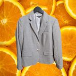 J.Crew Mercantile‎ Gray Wool Blend Blazer Professional Office Wear Size 4 Photo 1