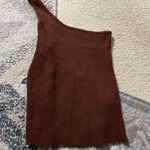 Lacausa  one shoulder ribbed top small Photo 2