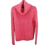 Banana Republic ✨ Alpaca/Wool-Blend Chunky Pink Turtleneck Pink Sz Small Sweater✨ Photo 1