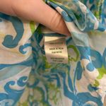 Lilly Pulitzer Cover Up Blouse Crystal Coast Captiva Floral Top Size Small Photo 4