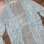 Boutique Vintage style  mint NWT robe with tassels boho retro classic spring sheer Photo 2