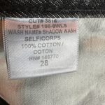 RE/DONE 80S Skinny Distressed Denim Shorts Size 28 Shadow Wash Photo 5