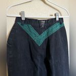 Vintage Blaze Equestrian Bareback Riding Jeans‎ Sz 26 Black Green Colorblock Photo 1