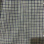 ZARA  Women's Green and Blue Checkered Plaid Trench Coat Sz L Photo 7