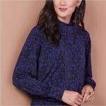 Allison Joy New With Tags Evereve  Dean Mock Neck Top Sz M Photo 0