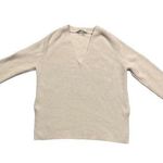 Athleta  Switchback Pullover V-Neck Sweater Ivory Long Sleeve Women’s Size XS Photo 0