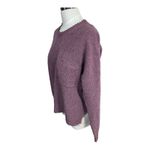 Pink republic  Knit Sweater Fuzzy Pullover Pocket Front Casual Mauve L Photo 3