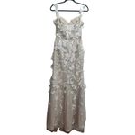 Elliatt NEW NWT  Kore 3D Floral Appliqué Mermaid Maxi Gown White & Beige Photo 7