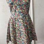 MINKPINK flirty sweetheart strapless dress size small floral fit flare flirty Photo 0
