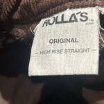 Rolla's Original High Rise Straight Corduroy Jeans
Women's size 25 Dark Brown Photo 6