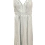 Kennedy Blue Riley Maxi V Neck Sleeveless Dress size 0 Seaglass Green Formal Photo 4