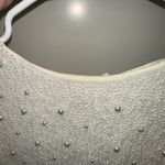 Oh Polly Long sleeve embellished backless mini dress in Ivory  Photo 4