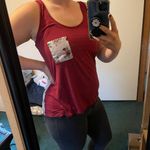 Workshop Floral Maroon  Tank Top Photo 0