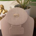 Sterling Silver SIZE 6 18kt Gold Plated 925  Stackable Dazzling Pink Cubic Zirconia Ring Photo 7