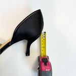 Nine West  Satin Quorra Heels Black Rhinestone Bling Accents Formal Size 8M Photo 5