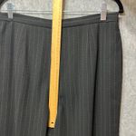Vintage Dani Max‎ Pinstripe Dress Pants Elastic Waist Trousers Career Size 12 Black Photo 4