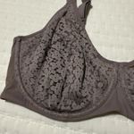 Chantelle  38DDD Mauve Gray Norah Comfort Underwire 13F1 Lace Underwire Bra Photo 1
