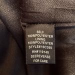 Double Zero Sz M Black Beaded Midi Chiffon Dress Sheer Sleeves Lined Scoop Back Photo 7