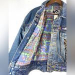 NO! Jeans M Vtg 80s Indian Bead Western Super RARE Unique Blue Jean Crop Jacket Size M Photo 1