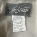 La Femme Womens Strapless Metallic Gown Dress Stretch Satin Platinum Silver Sz 4 Photo 7