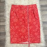 Ripskirt Hawaii length 3 wrap coverup skirt in Dahlia Teaberry print L Red Size L Photo 8