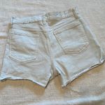 Gap Cream white High Waist Denim Shorts Photo 4