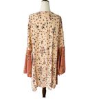 LOVE FIRE Bell Sleeve Tunic Top / Dress Pink Size L Photo 4