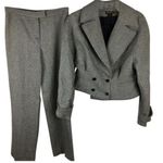 Vintage 90’s Georgiou Wool Double Breasted Jacket & Pants Set 6 Black Photo 0