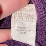 PLUM TURTLENECK PONCHO Knit Purple Eggplant OSFM Size undefined Photo 4