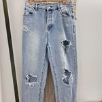 PacSun High Rise Straight Distressed Jeans Photo 2