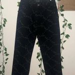 White Fox Boutique White Fox Catch Me Out Printed Denim Jeans Black Photo 6