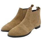 Jack Rogers  Pippa Suede Chelsea Boot Oak Leather Pull-On Bootie Women’s Size 9 Photo 5