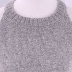 J.O.A. Gray Angora Blend Cold Shoulder Sweater Size Medium Photo 3