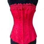 Frederick's of Hollywood Y2K Vintage  Hollywood Dream Sweetheart Corset Red 36 Photo 2
