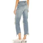 We The Free  Maggie High Rise Straight Leg Distressed Jeans Photo 1
